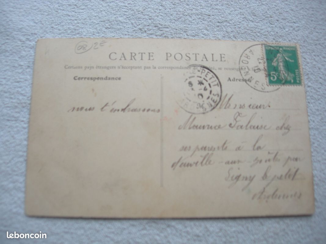 Cpa 1910, Nouzon, Ardennes, vue générale, Joigny, fs91 (image 2)