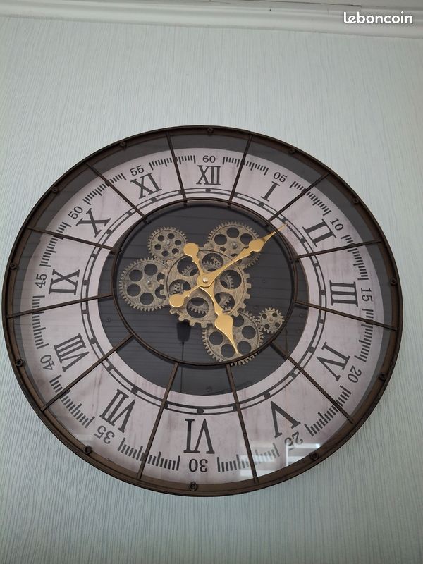 Horloge mécanique industrielle (image 1)