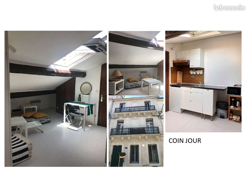 Appartement 1 pièce 15 m² · à Montpellier · 15 m² · 520 €