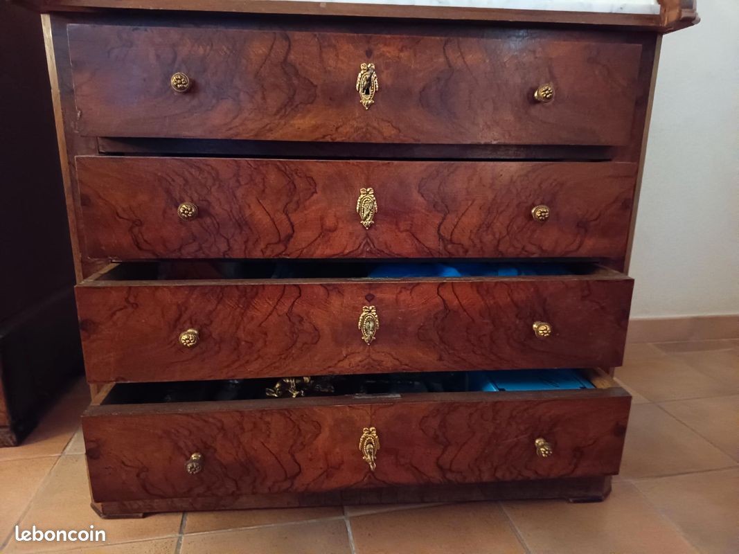 Commode coiffeuse type chemin de fer (image 6)
