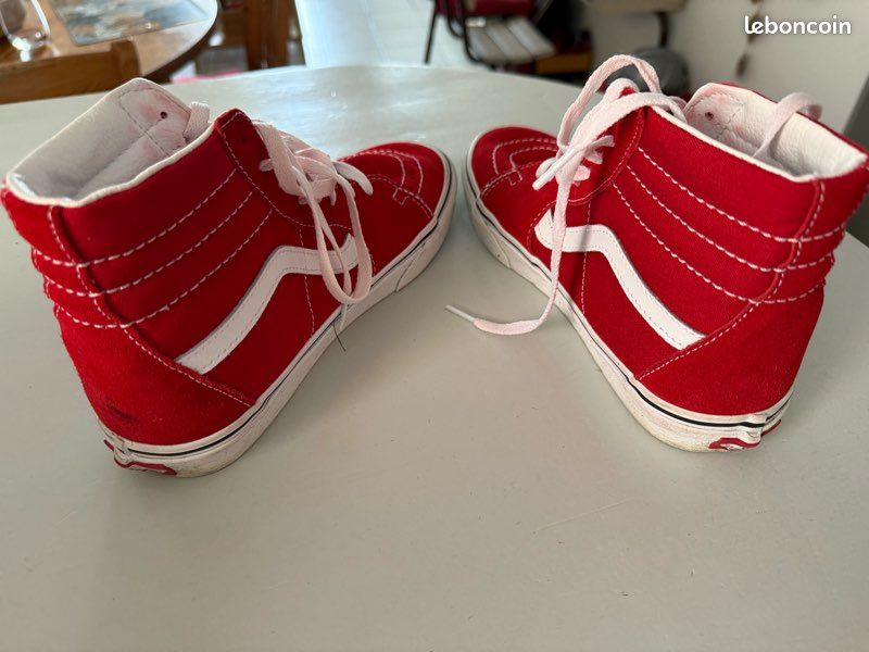 Bordeaux Femme Vans Rouge Bordeaux Montant Chaussures Vans Sk8 Hi