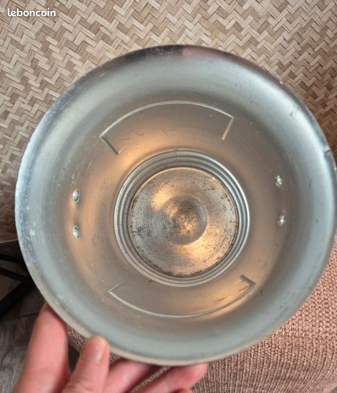 Seau à Champagne Ancien Besserat De Bellefon - Pièce Déco Vintage En Métal
