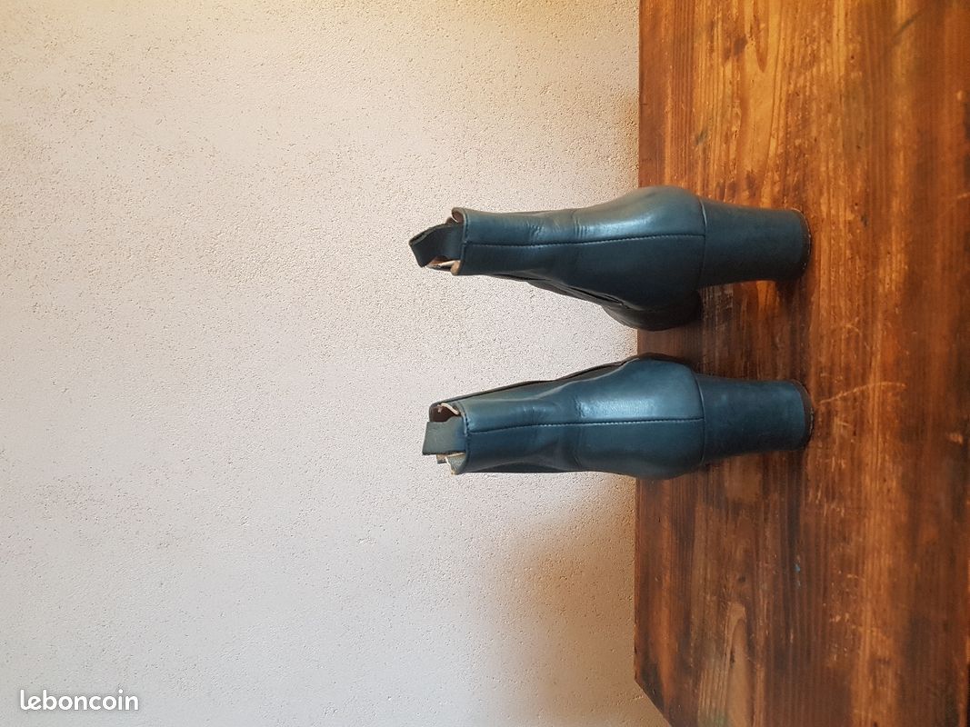 Bottines bleues Bensimon (image 3)