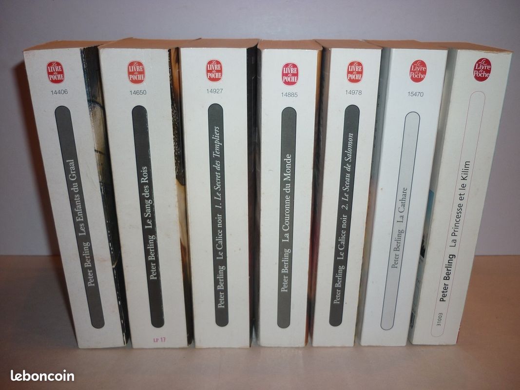 PETER BERLING : Lot de 7 romans de la collection «LE LIVRE DE POCHE» (image 3)