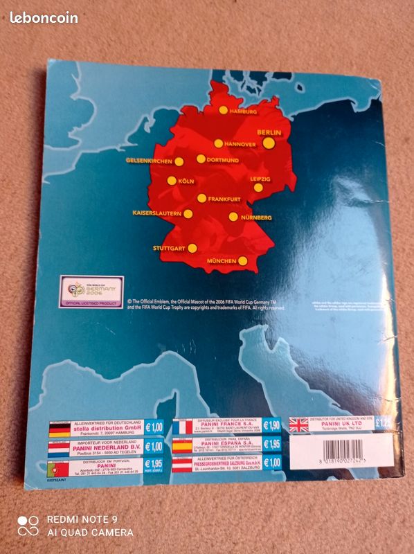 Collection Complète Panini GOAAAL! Coupe Du Monde FIFA Allemagne 2006 - 150/150 Cartes - État Excellent