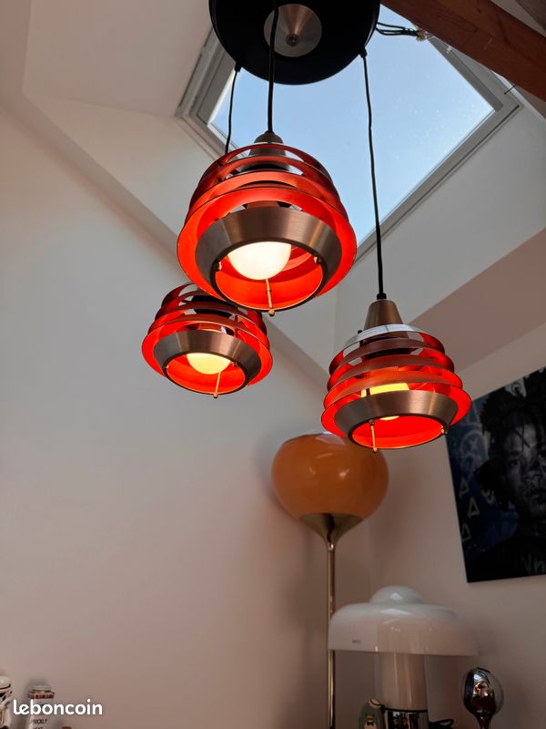 VENDU / Superbe suspension cascade vintage / Lakro de Carl Thore (image 11)