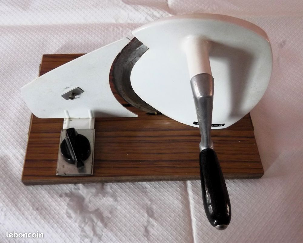 Ancienne Trancheuse à Jambon Vintage 1970 – Idéale Pour Déco Ou Réparation