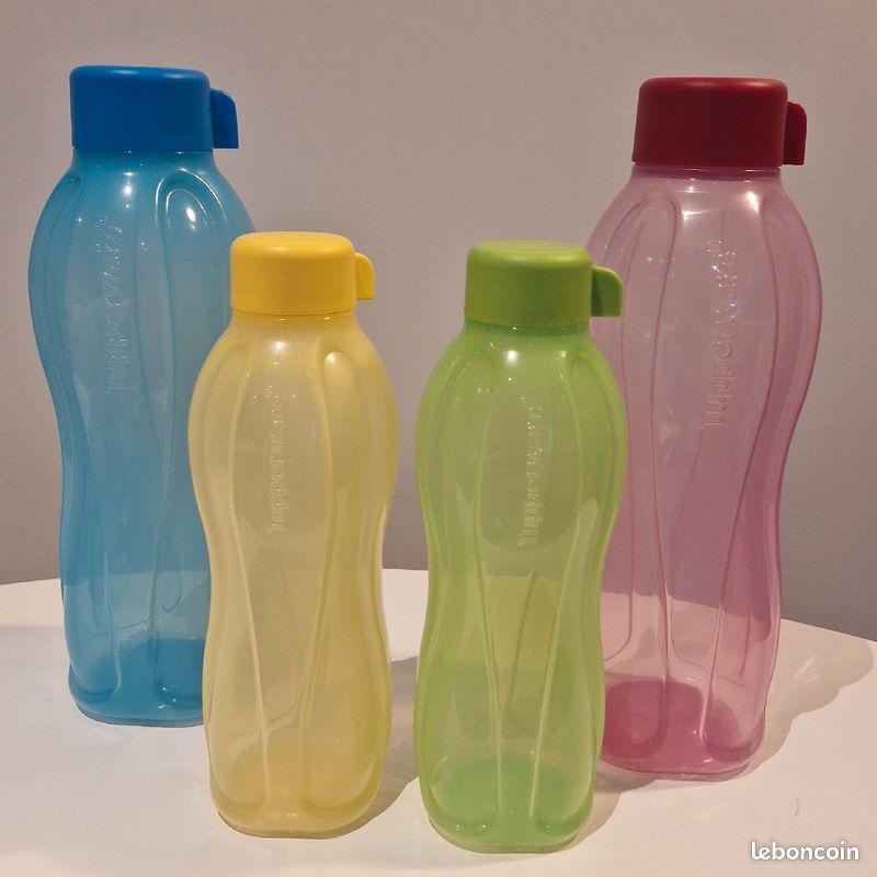 Bouteille Tupperware 500ml ou 1L coloris divers (image 1)