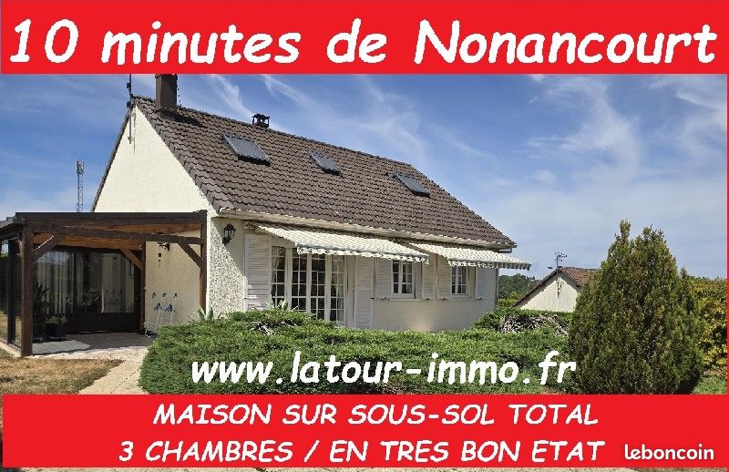 Maison 3 pièces 93 m² · à Nonancourt · 93 m² · 178 000 €