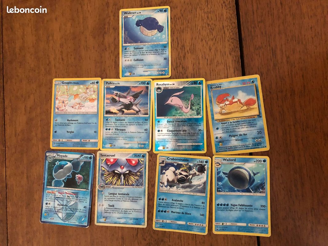 Cartes Pokémon Type Eau (image 1)