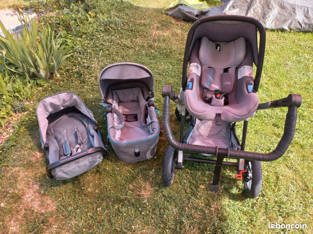 Maths Poussette Trio Avec Systeme Isofix Poussette Trio Base
