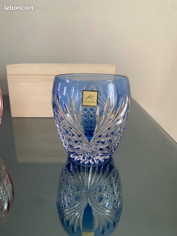 Verre à whisky edo kiriko •ROKKAKU kagami (image 2)