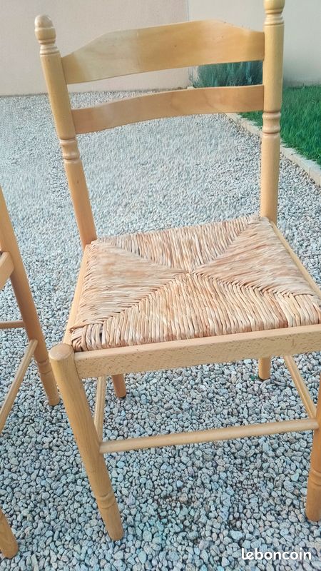 4 chaises en bois (image 2)