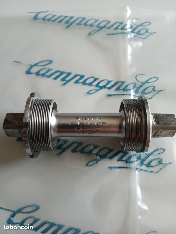 Pédalier Campagnolo Record - Filetage Français 35 X 1 - Jeu De Tasses Et Billes