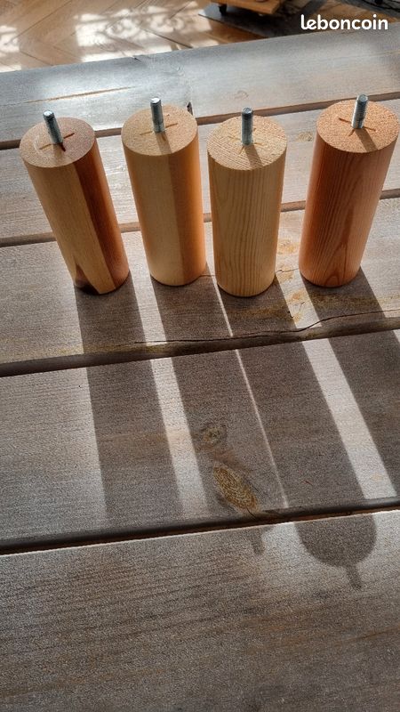 4 pieds de lit 15 cm (image 1)