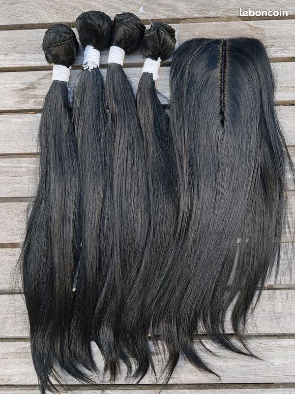 🇫🇷 5 Paquets extensions de cheveux raides – tissage lace frontale -Shylohair (image 1)