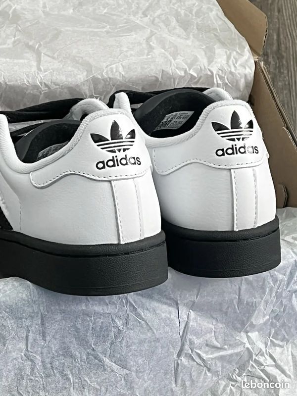 Adidas Superstar 2 Blanc Noir 36 (image 4)