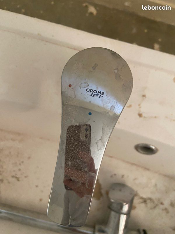 Meuble vasque salle de bain + robinetterie GROHE — à saisir (image 3)