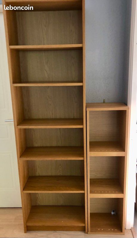 Bibliothèque Billy couleur hêtre 80x28x202cm (image 1)