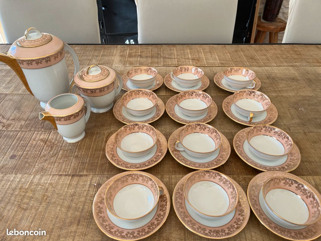 Service à thé porcelaine de limoges (image 1)
