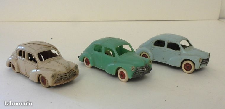 Norev Renault 4CV Jaune – Miniature 1:43, Plastique, Sans Boîte