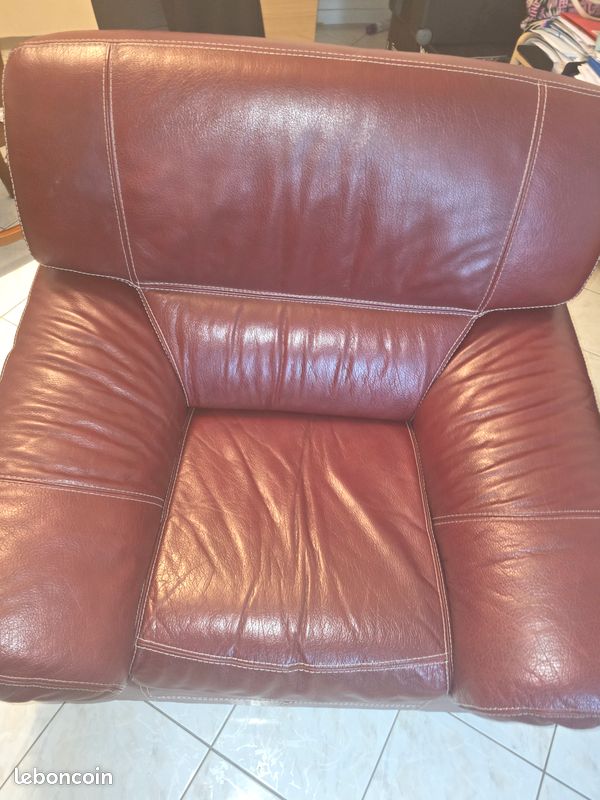 Fauteuil cuir (image 3)