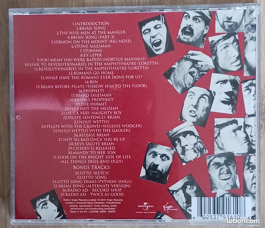 CD : BO Monty Python's - Life of Brian (image 3)