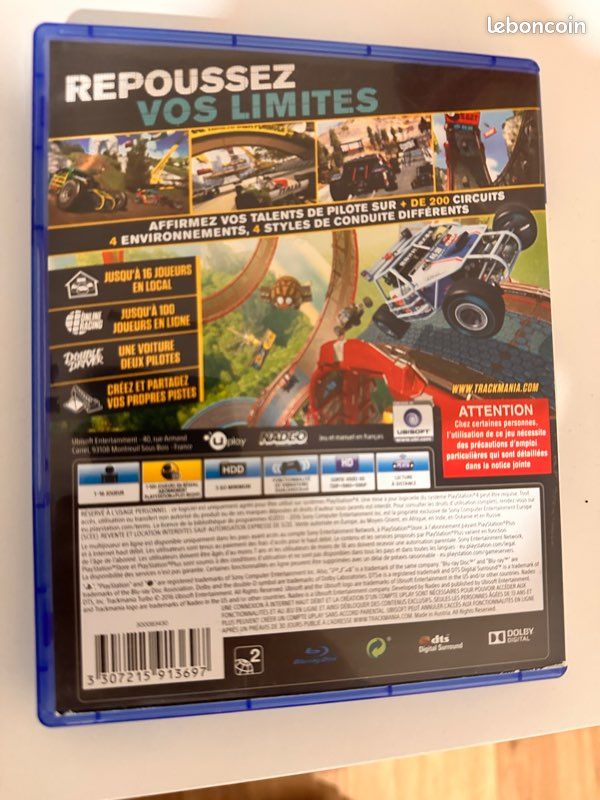 Jeux ps4 (TRACKMANIA turbo) (image 2)