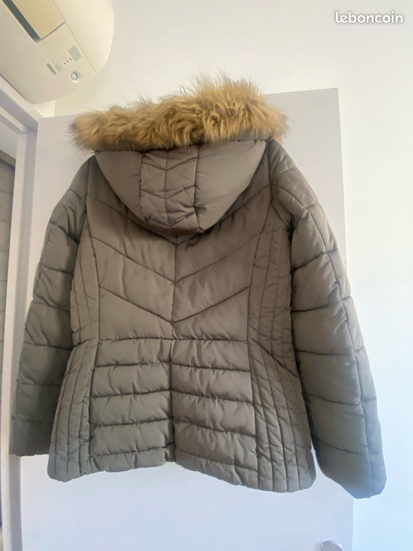 Vetements Sale Veste Fausse Fourrure Camaieu Doudoune Femme