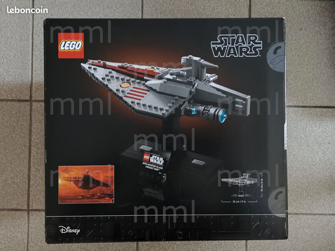 LEGO 75404 Le transport d’assaut de classe Acclamator de Star wars Clone war MIDI scale (image 2)