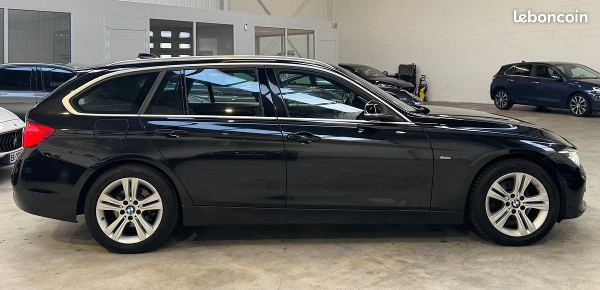 Bmw Série 3 Touring (F31) LCI 316d 116ch Sport Line BVA8 / HUD / Hayon Élec / Caméra / Suivi Complet (image 4)