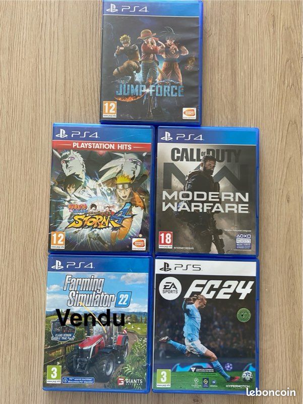 Jeu de ps4 et ps5 (image 1)