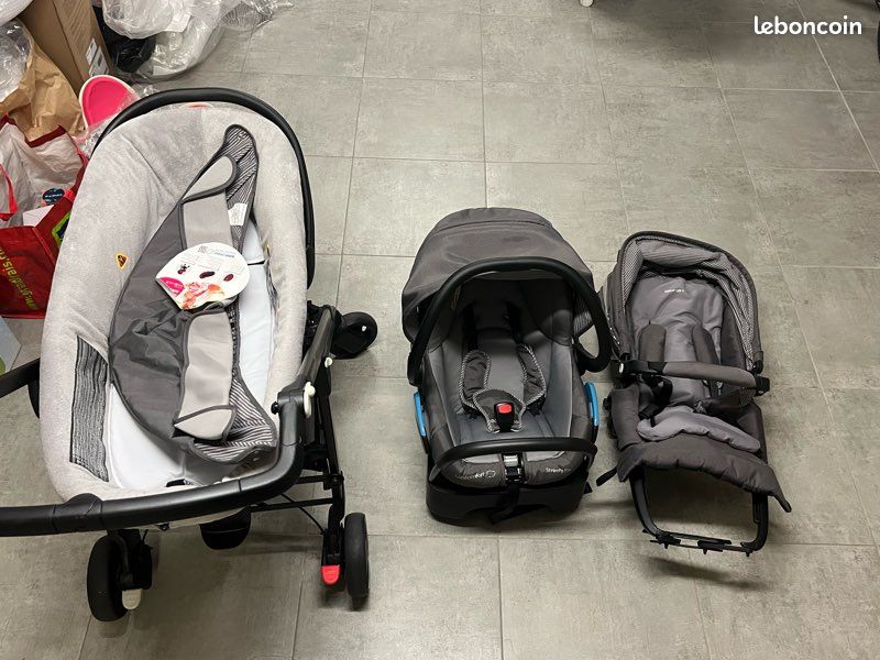 BEBE CONFORT Poussette combiné Trio Loola Excel earth Grey 2015