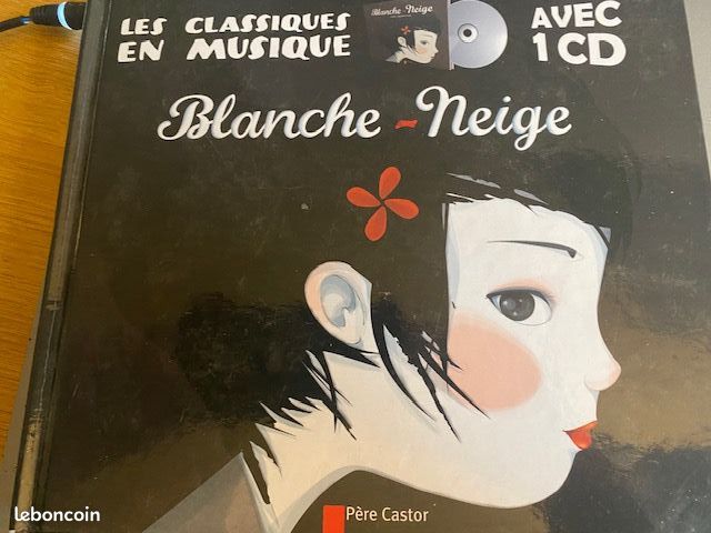 Livre musical (avec CD) les classiques en musique "blanche neige" (image 1)