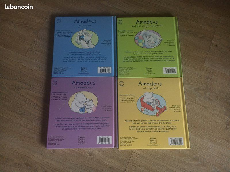 Lot de 4 livres + peluche Amadeus (PL33) (image 2)