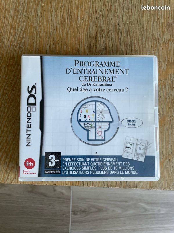 Jeu Nintendo DS Entraînement Cérébral Neuf (image 1)