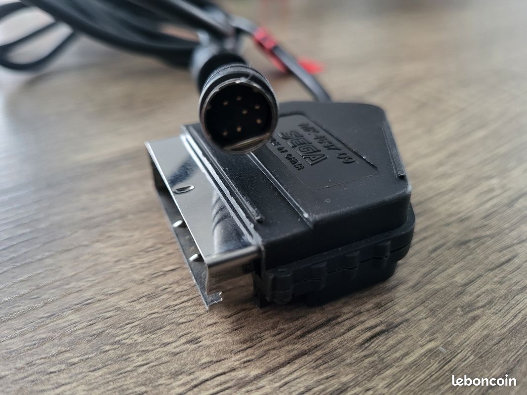 CABLE VIDEO RCA pour Sega Mega Drive II (2) - Megadrive MD2 AV PAL NEUF