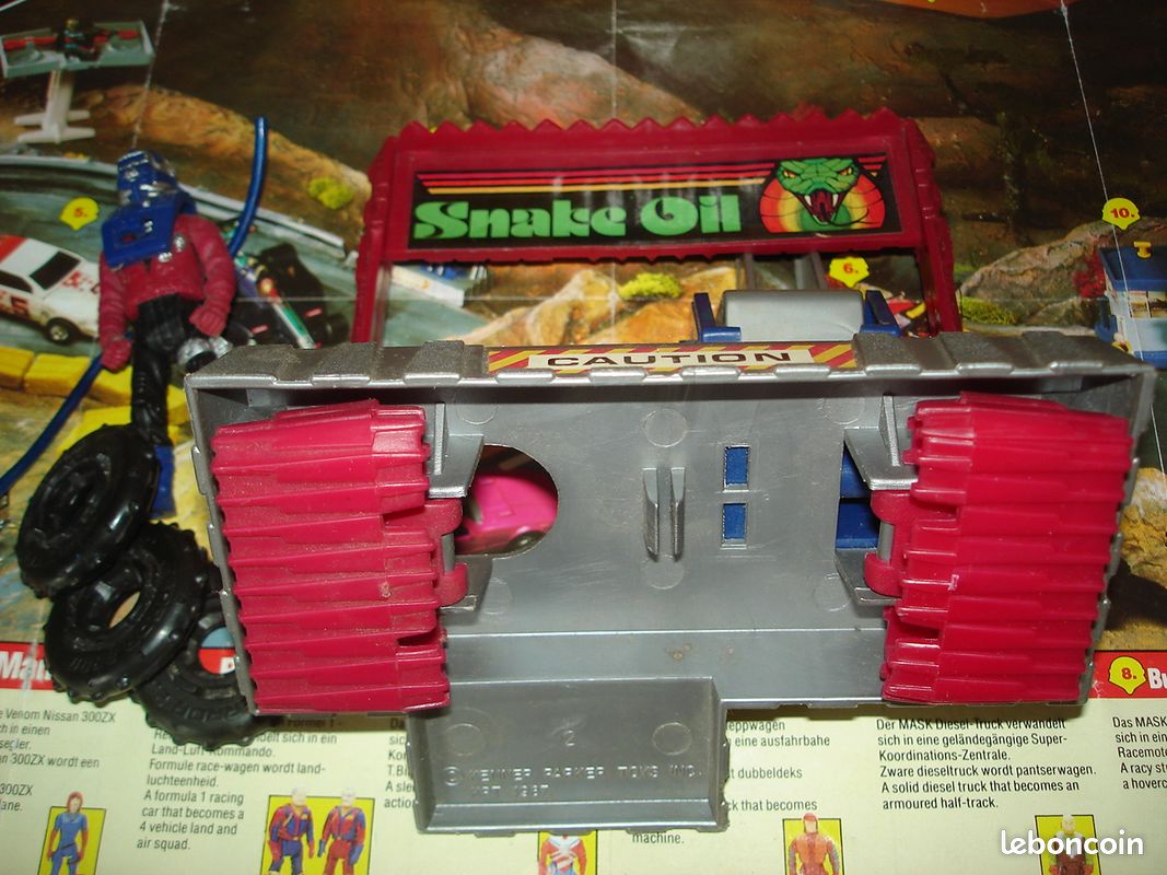 MASK M.A.S.K Pit stop catapult complet en boîte (sans insert), notice (image 3)