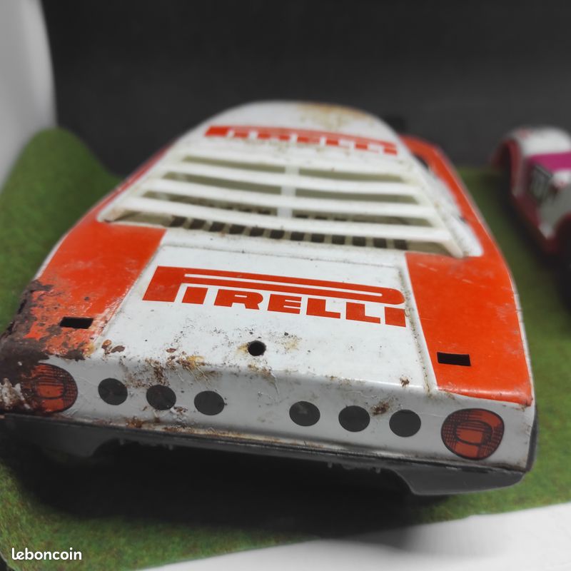 Ancien vintage jeux, jouet Joustra en tôle et plastique 24 du Mans
