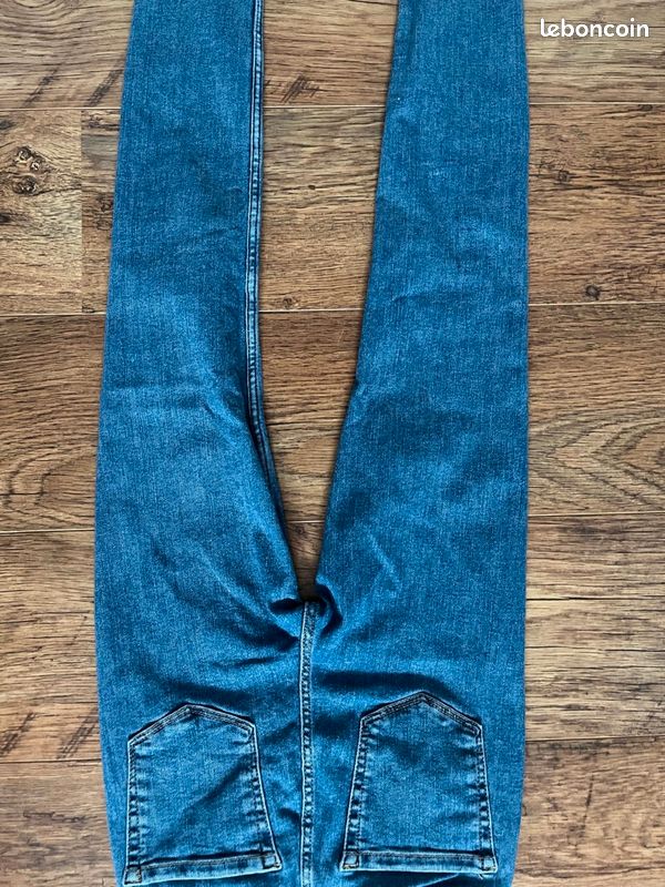Jean Skinny bleu 34 Kiabi (image 3)