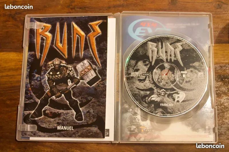 Jeu Vidéo Rune PC FR - Version Française - Jeu D'action Aventure Vintage 2000