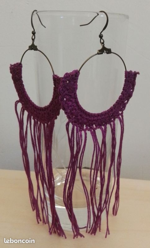 Boucles d'oreilles fait main (image 7)