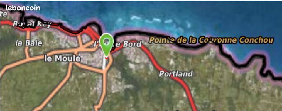 Terrain 921 m² · au Moule · 57 500 €
