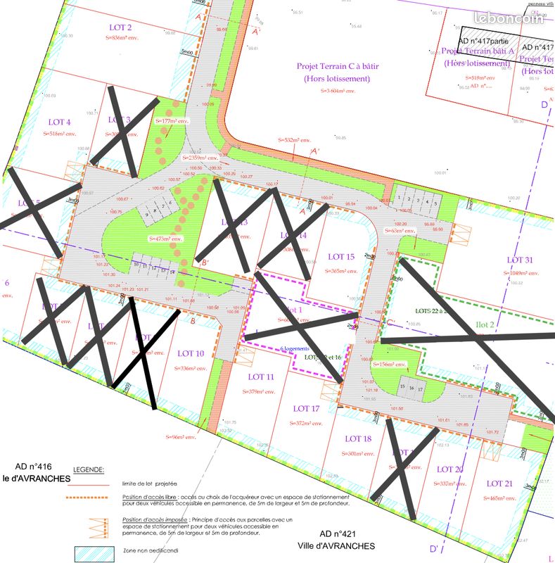 Terrain 269 m² · à Avranches · 269 m² · 39 000 €