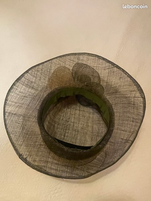Magnifique Chapeau de Cérémonie / Mariage – État Neuf (image 7)