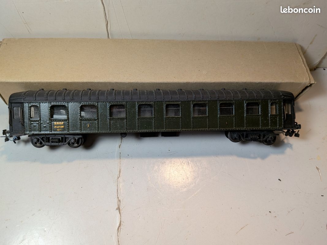Voiture Voyageur SMCF Ho 471 1ère Classe Rivets Apparents - SNCF, Occasion