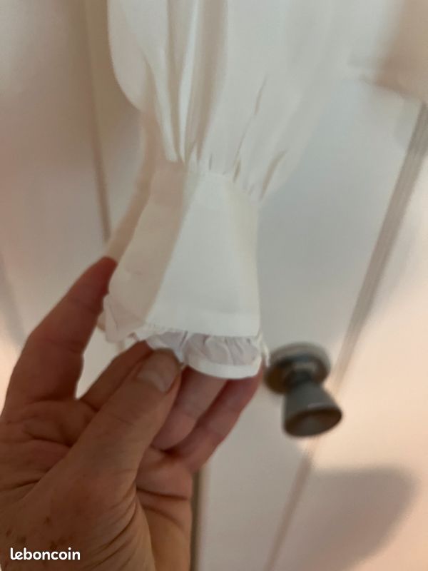 Chemisier voile blanc (image 4)