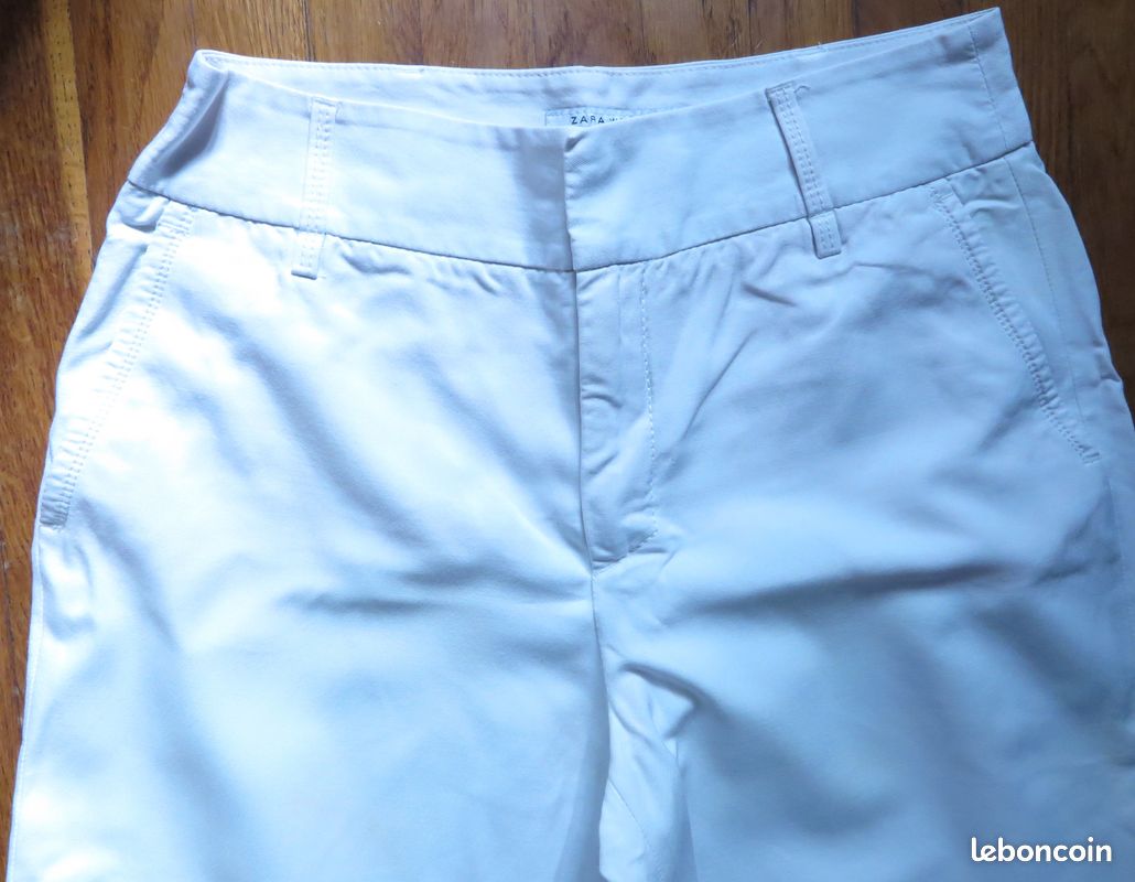 Pantalon blanc Zara Woman T42 (image 3)