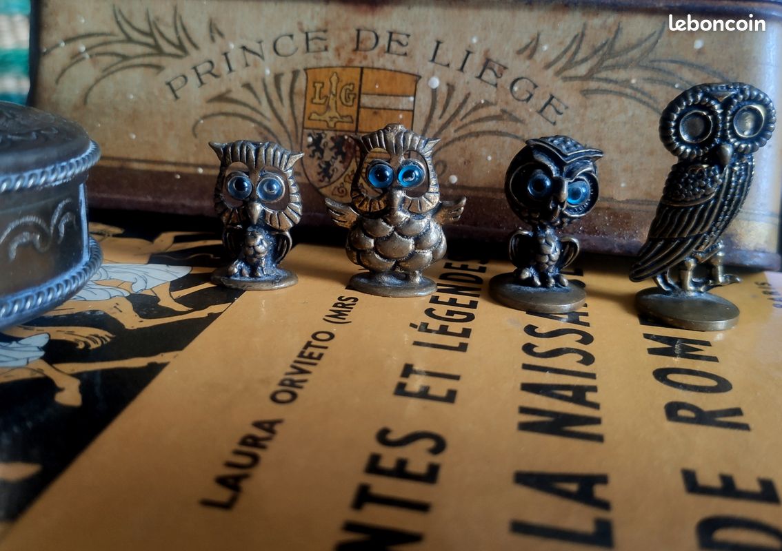 Ornement De Noël Hibou Professeur Hallmark 1990 - Vintage - Miniature Souvenir