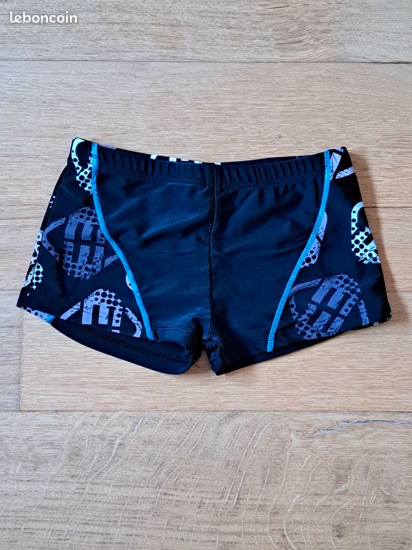 Maillot De Bain Garçon FREEGUN - Boxer De Bain Ajustable - Séchage Rapide - Pour Piscine Et Plage - Multi-Tailles